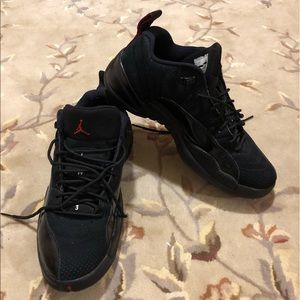 Jordan 12 retro low black patent